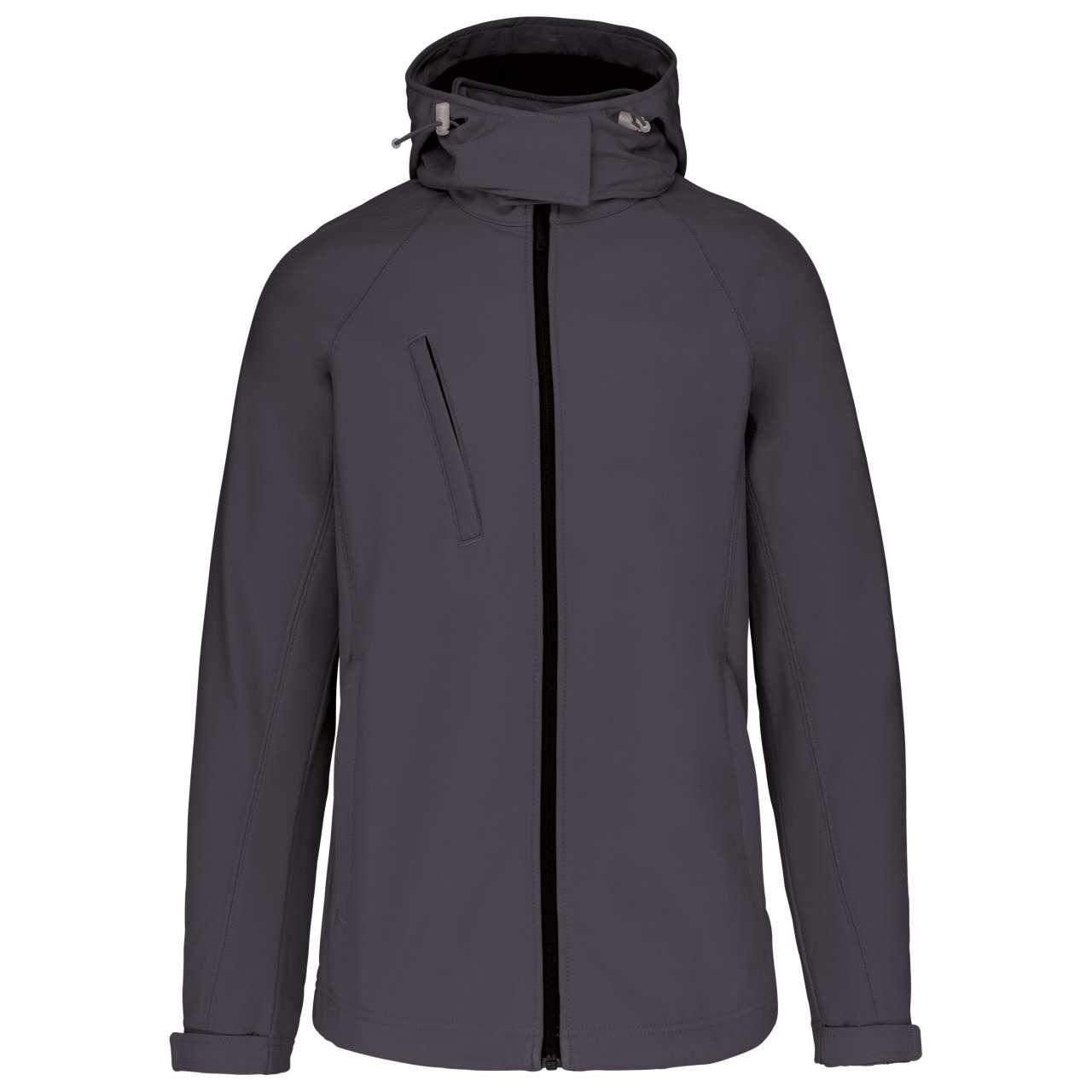 Softshell jakna Alesa*s kapuco*vodni stolpc 5000 mm*340g/m2*(Kariban) - Image 4