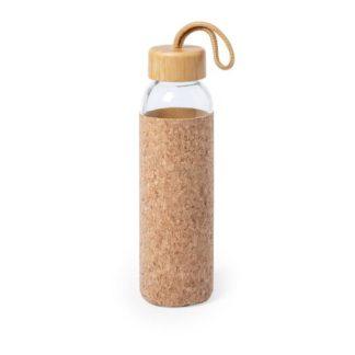 Steklenica za vodo Adina*steklena*bambus*pluta*500ml*
