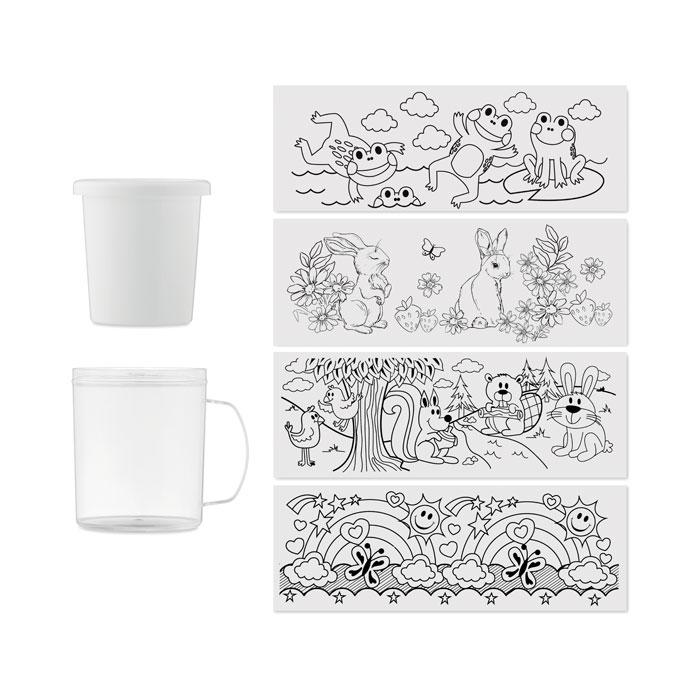 Skodelica za barvanje May*dvojna stena*plastična*280ml* - Image 3
