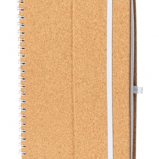 Notesnik Aniss*spiralni*pluta*21x15*