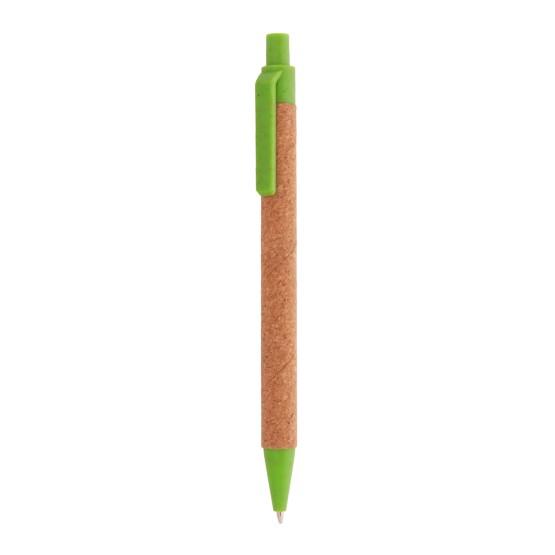Kemični svinčnik Nix*prevlečen z naravno pluto*sponka iz ekološke pšenične slame* - Image 2