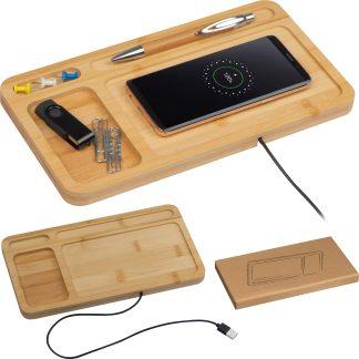 Brezžični USB polnilec Orion*bambus*