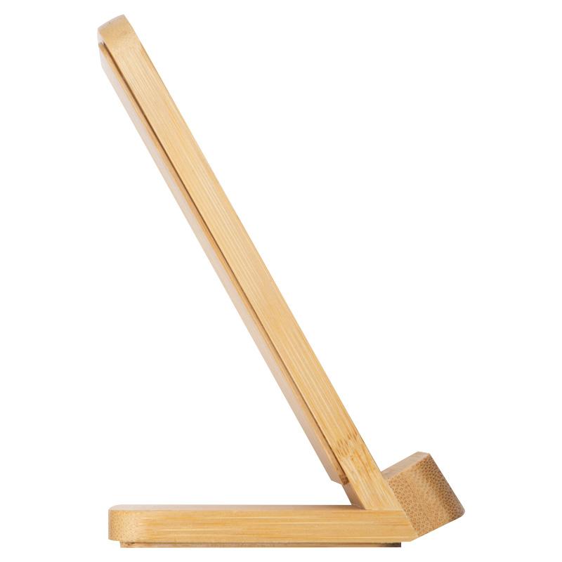 Brezžični polnilnik Eventim*stojalo za telefon*bambus* - Image 3