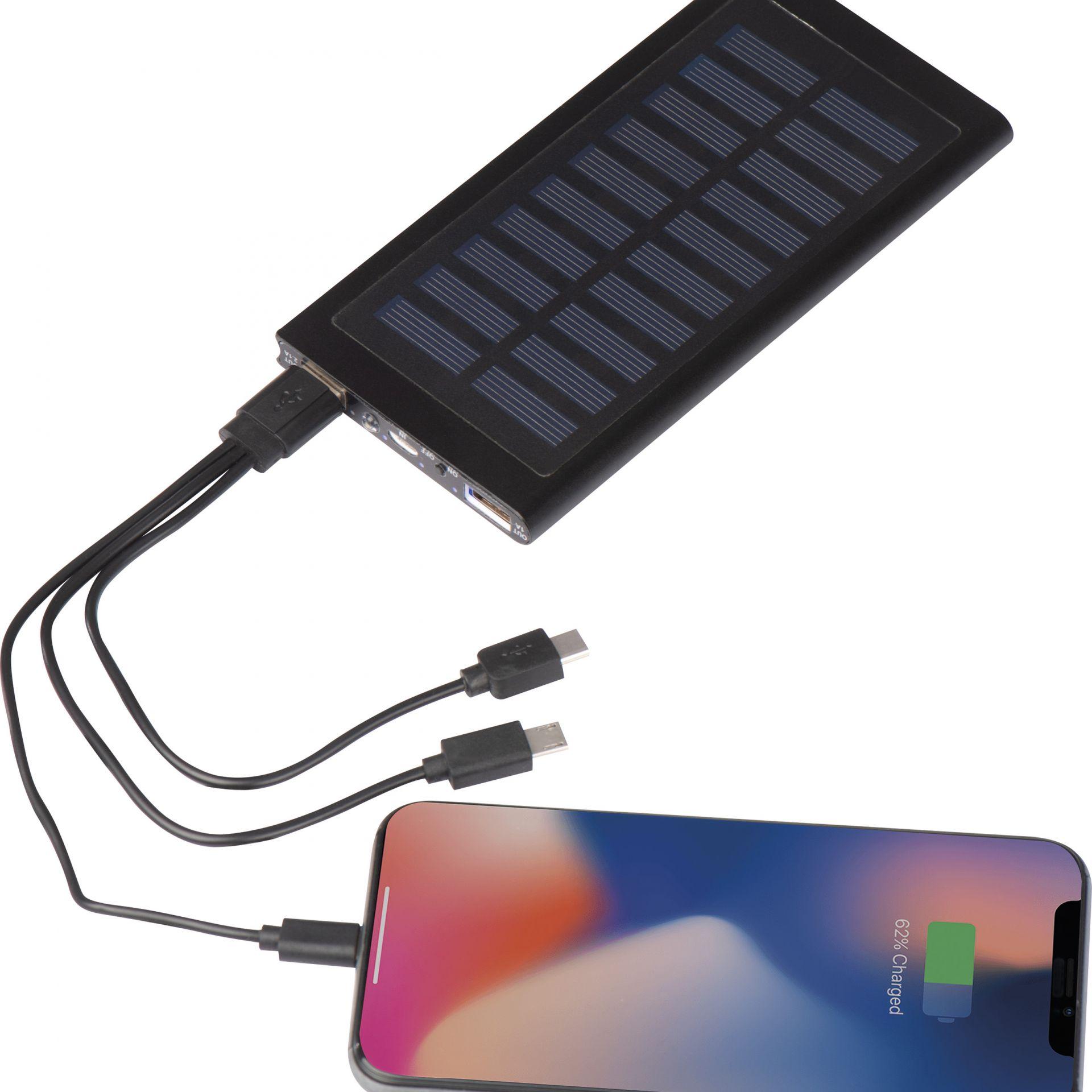 Power bank Beltoss*kovinski*solarno polnjenje*8000mAh* - Image 2