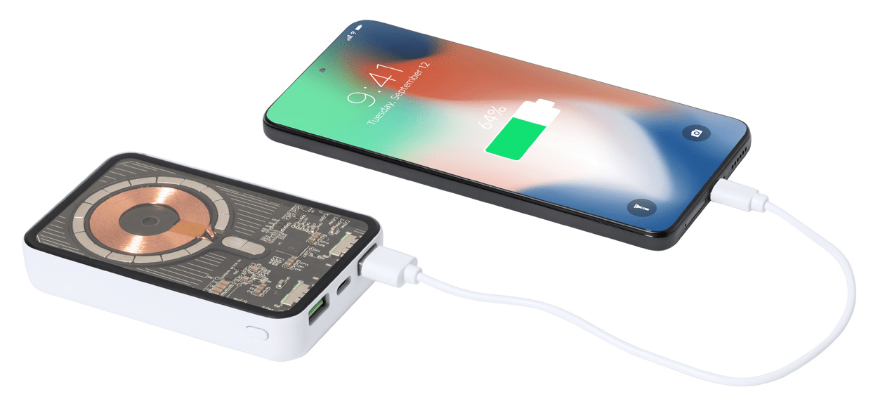 Power bank Semy*vgrajen brezžični hitri polnilnik 15 W in 5000 mAh** - Image 3