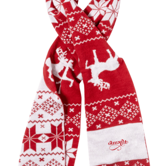 Pleteni šal Christmas*z zimskim motivom*160x30*
