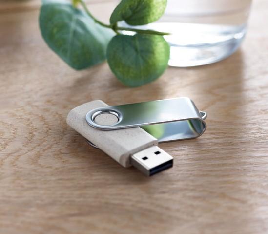 USB ključek Eliot*pšenična slama*16 GB* - Image 2