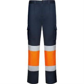 Delovne odsevne hlače Exon*65% bombaž,33% poliester,2% elastan*250g/m2*(Roly)