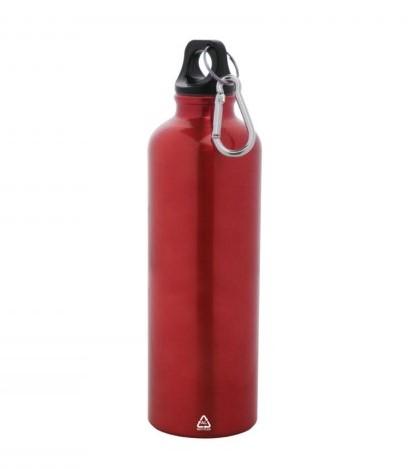 Bidon Arweo*iz recikliranega aluminija s karabinom*750 ml*