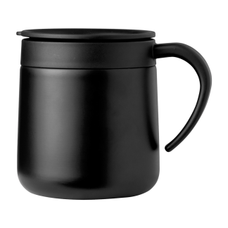 Skodelica Abylla*dvojna stena*kovinska,s pokrovom in mat površino*izolacija ohranja pijačo vročo 3 in hladno 6 ur*330ml*