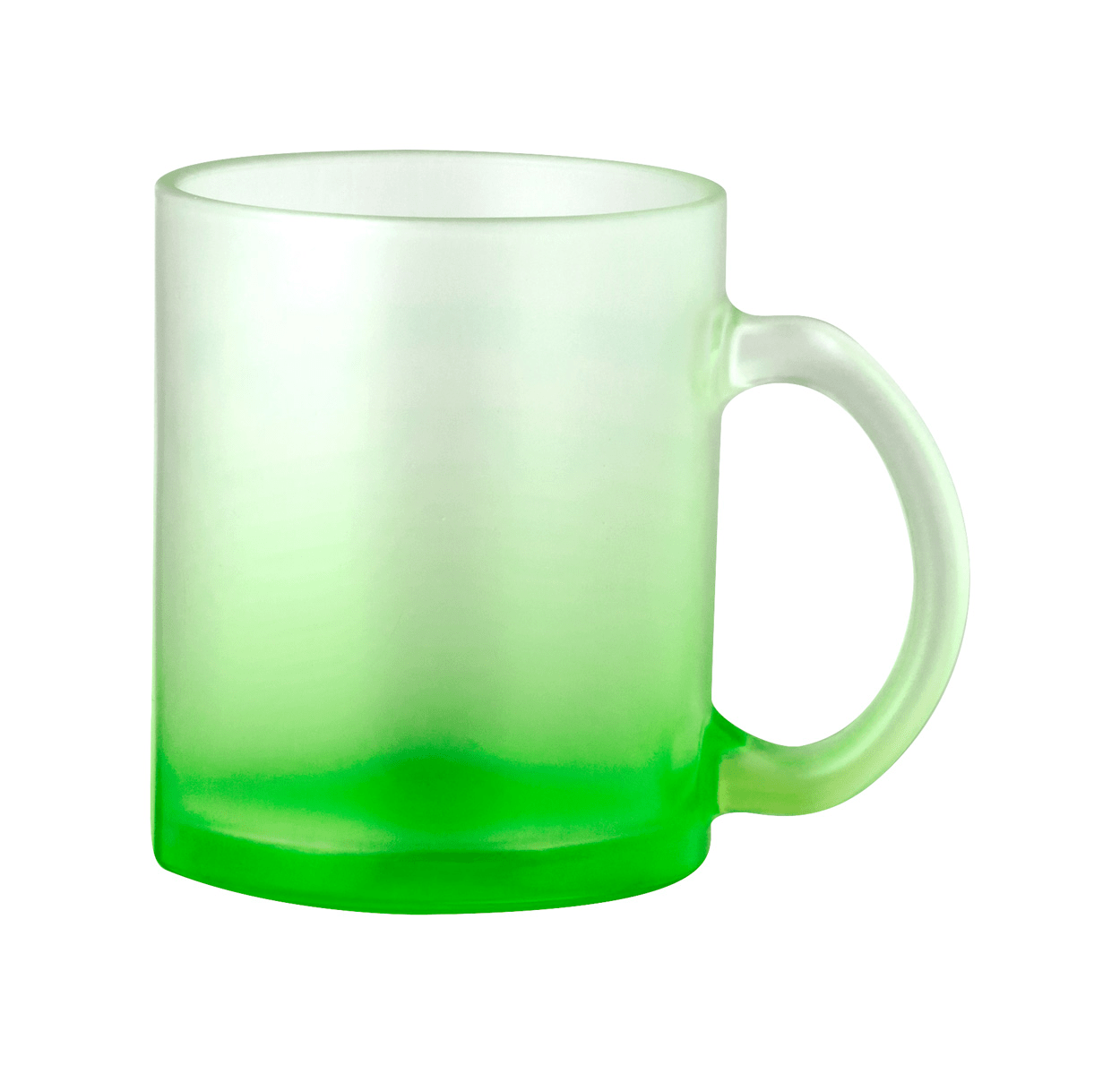 Borosilikatna skodelica*prosojno borosilikatno steklo z mat površino*za sublimacijski tisk*350 ml*