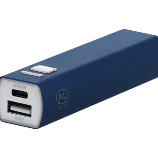 Power bank Abrro*iz recikliranega aluminija*2600 mAh*