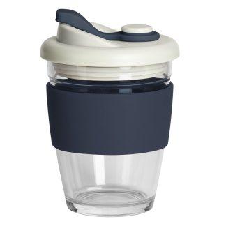 Skodelica Amya*steklo*silikonski oprijem*350ml*