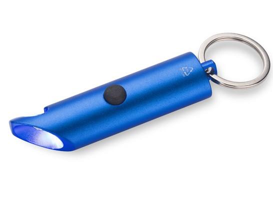 Obesek za ključe Armis*svetilka in odpirač za steklenice*izdelano iz recikliranega aluminija*