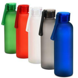 Steklenica za vodo Akessa*iz recikliranega PET*neprepusten PS pokrov s silikonskim trakom*600ml*