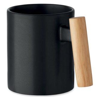 Keramična skodelica Asteya*z lesenim ročajem*320ml*
