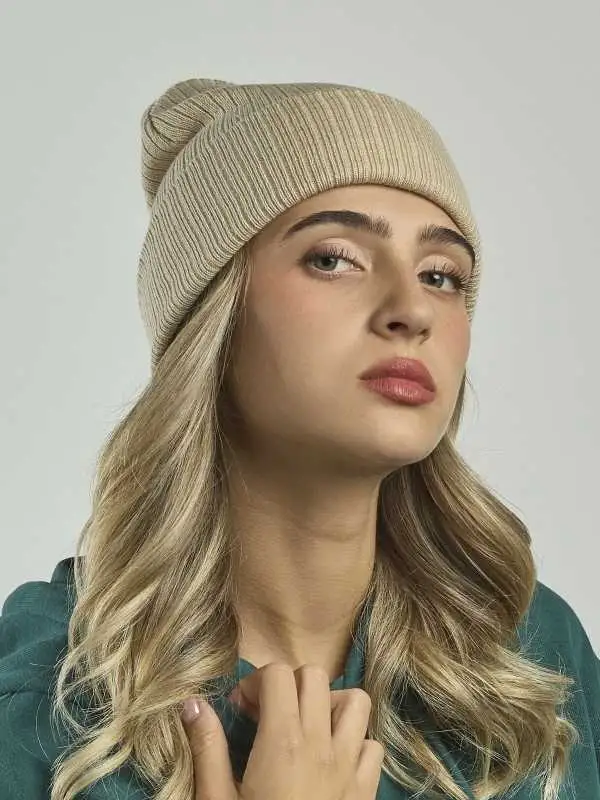 Pletena kapa Ateya*unisex*50% reciklirani poliester,50% poliakril*(Atlantis)