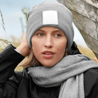 Pletena kapa Abrella*unisex*dvojno pletenje*podloga iz mikroflisa*(Beechfield)