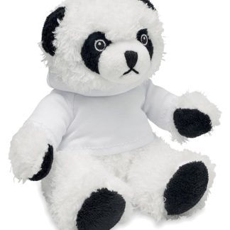 Plišasta igračka Panda,Kravica*v puloverju s kapuco*13x12cm*