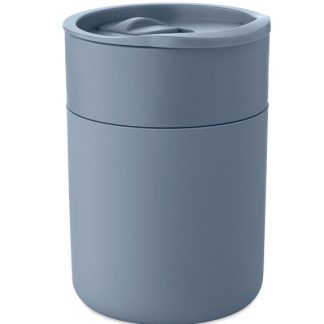 Skodelica Anja*PP skodelica s silikonskim tulcem in PP drsnim pokrovom*330 ml*