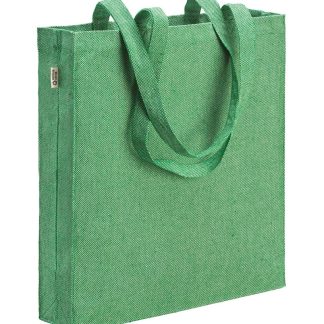 Nakupovalna vrečka Alenna*iz 100% recikliranega bombaža z melange videzom*300g/m2*42x38*