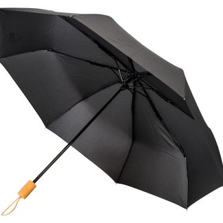 Dežnik Bross*R-PET pongee*leseni ročaj*fi98*