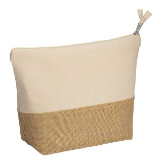 Kozmetična torbica Adriana*iz bombaža in jute*290g/m2*30x20*