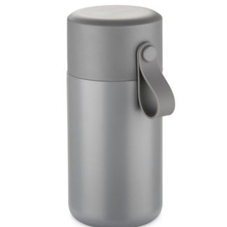 Termo posoda za hrano Adria*kovinska*v notranjosti je dodatna posoda s praktično zložljivo žlico*600ml*