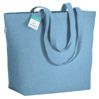 Nakupovalna vrečka oz. plažna torba Astrid*iz 100% recikliranega bombaža v melange videzu*190g/m2 ali 280g/m2*50x36*