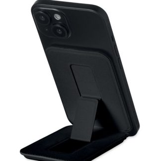 Stojalo za telefon Akss*magnetni etui za kreditne kartice iz PU*vključuje dodaten kovinski obroček*