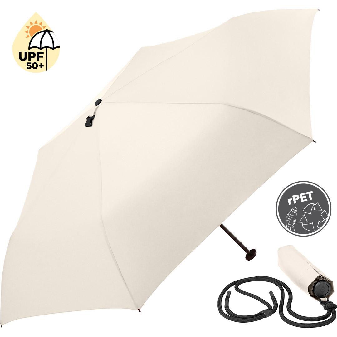 Dežnik Apaleo*100% recikliran poliester*zaščita pred soncem UPF 50+*ročaj iz recikliranega ABS-a*Windproof PLUS*fi90*(Fare) - Image 7