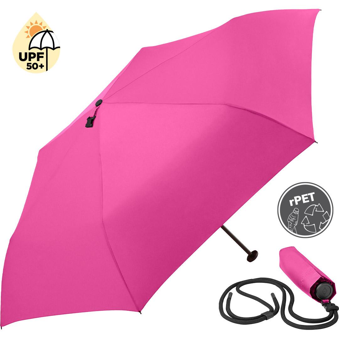 Dežnik Apaleo*100% recikliran poliester*zaščita pred soncem UPF 50+*ročaj iz recikliranega ABS-a*Windproof PLUS*fi90*(Fare) - Image 2