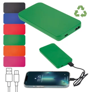 Power bank Asteo*iz reciklirane plastike*10.000mAh*