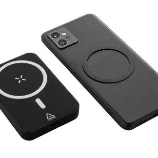 Power bank Atriss*reciklirani ABS*vgrajen magnetni brezžični polnilnik(5 W)*5000mAh*