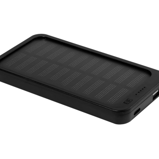 Power bank Abess*iz recikliranega ABS-a z vgrajenim solarnim polnilnikom*4000 mAh*