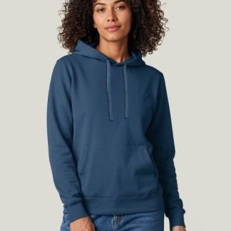 Pulover s kapuco Ariel*unisex*80% predkrčen,česan,bombaž,20% recikliran poliester*encimsko prano,certificirana veganska proizvodnja*350g/m2*XXS-5XL*(Untagged Movement)