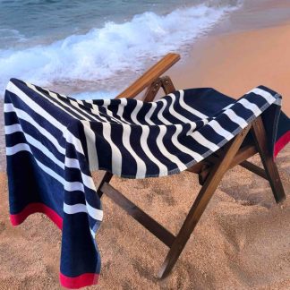 Plažna brisača Adelina*100% obročasto preden bombaž*brez škodljivih snovi*Certificirano v skladu s STANDARDOM 100 OEKO-TEX®*450g/m2*90x180*(Olima)